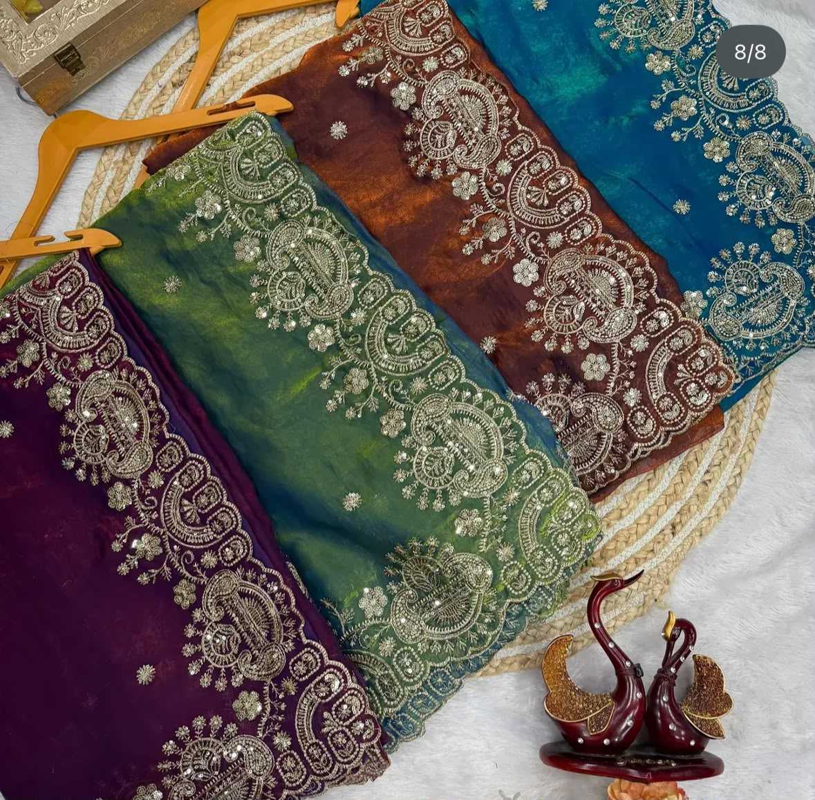 Devika Satin Sequence Saree