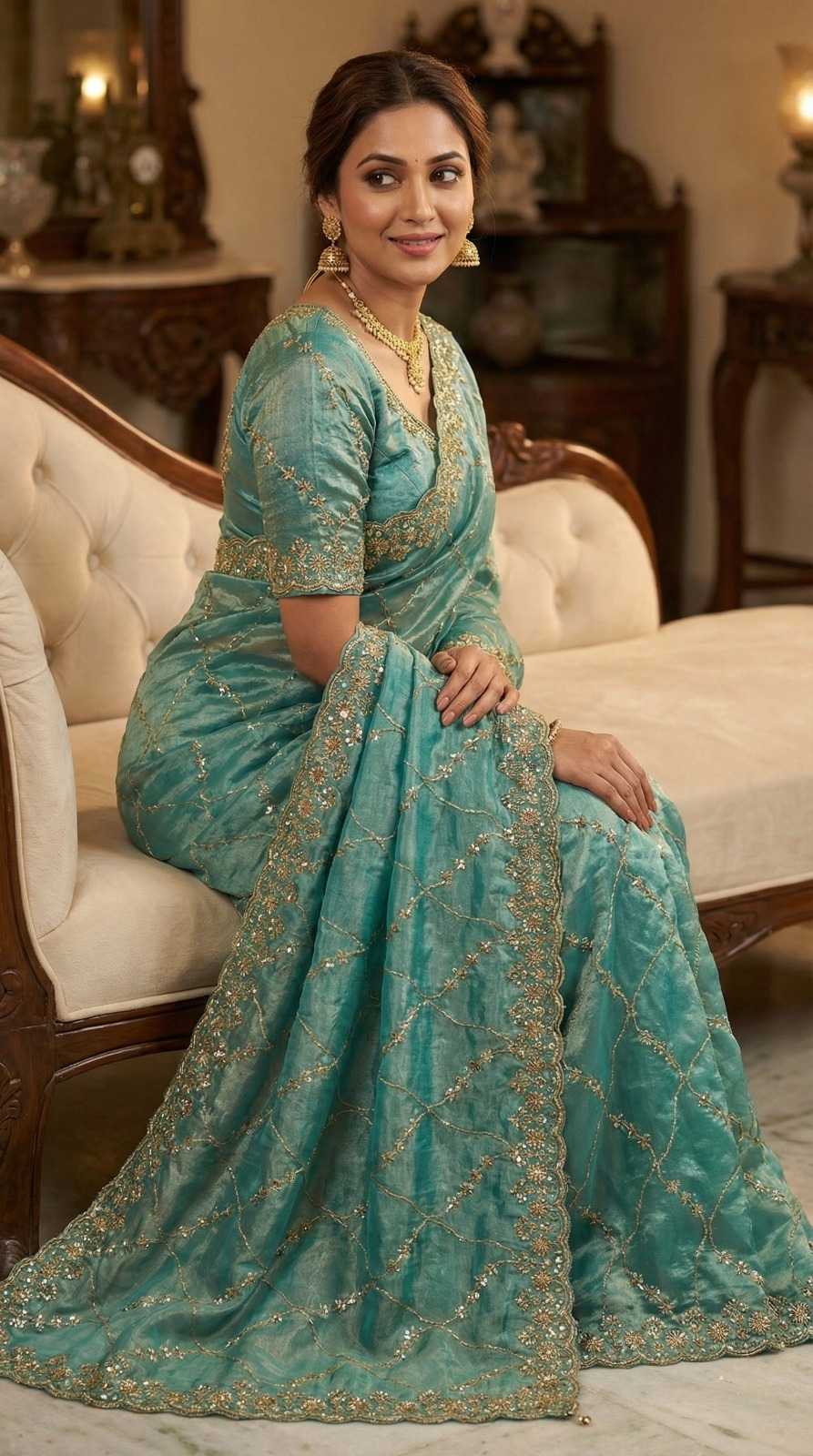 Chiffon Designer Saree