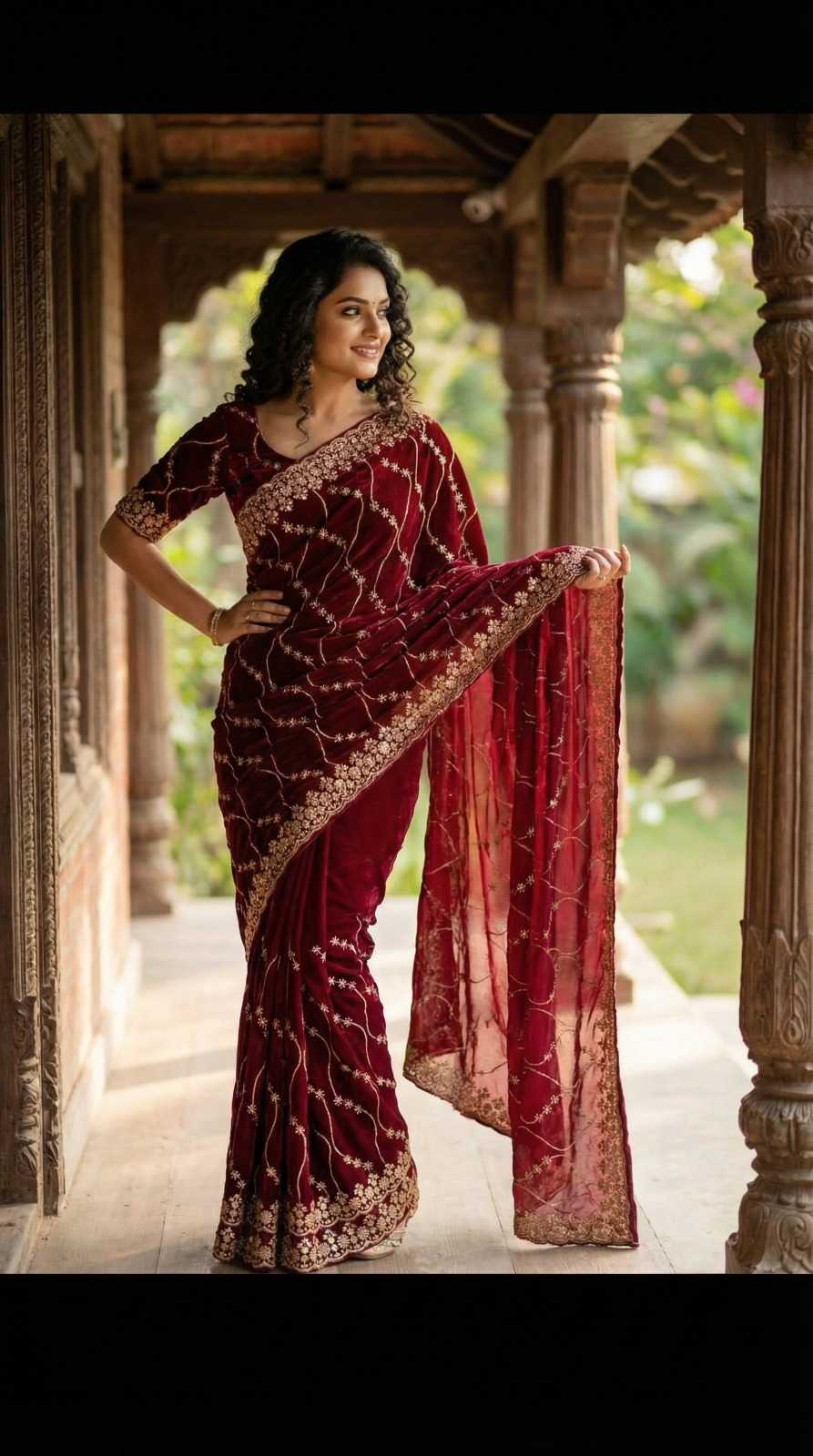 Chiffon Designer Saree