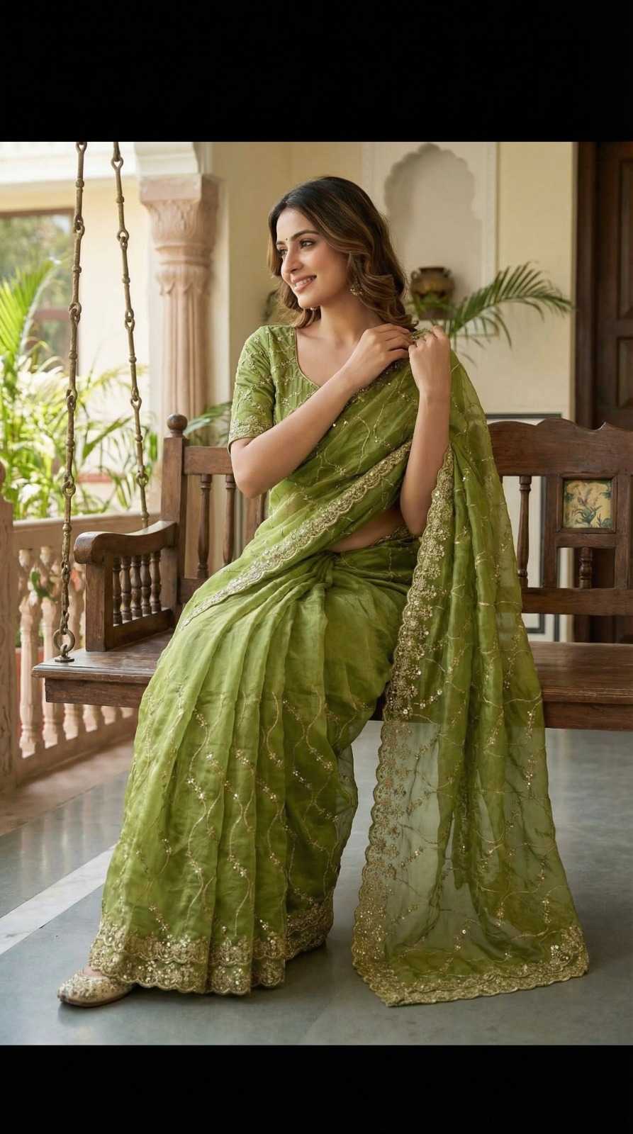 Chiffon Designer Saree