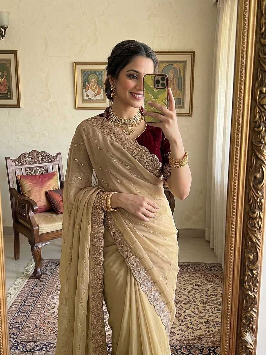 Georgette Designer Saree