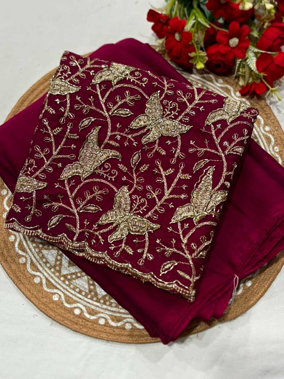 Nirmala Fancy Sequence Saree