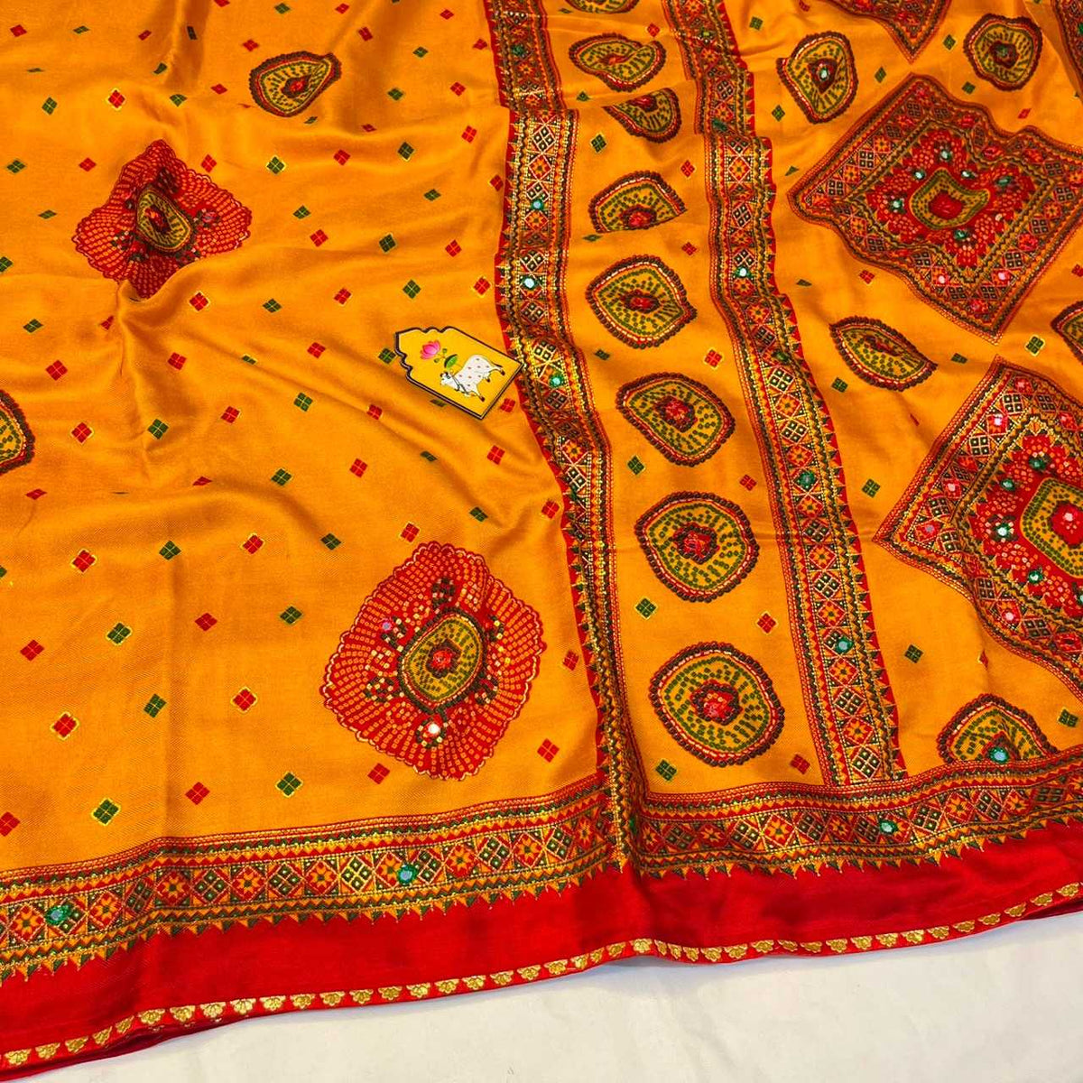 Pashmina Printed Silk Saree