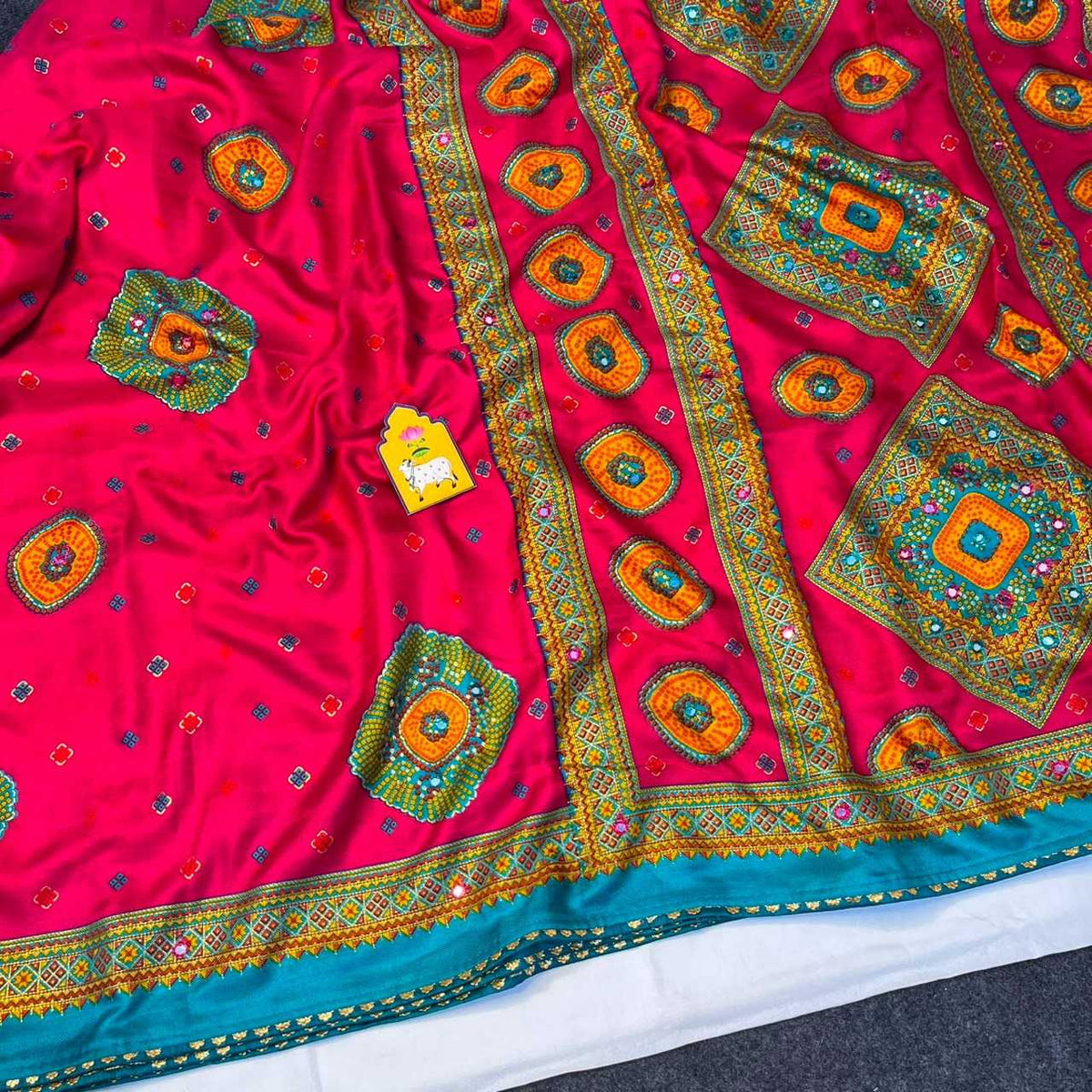 Pashmina Printed Silk Saree