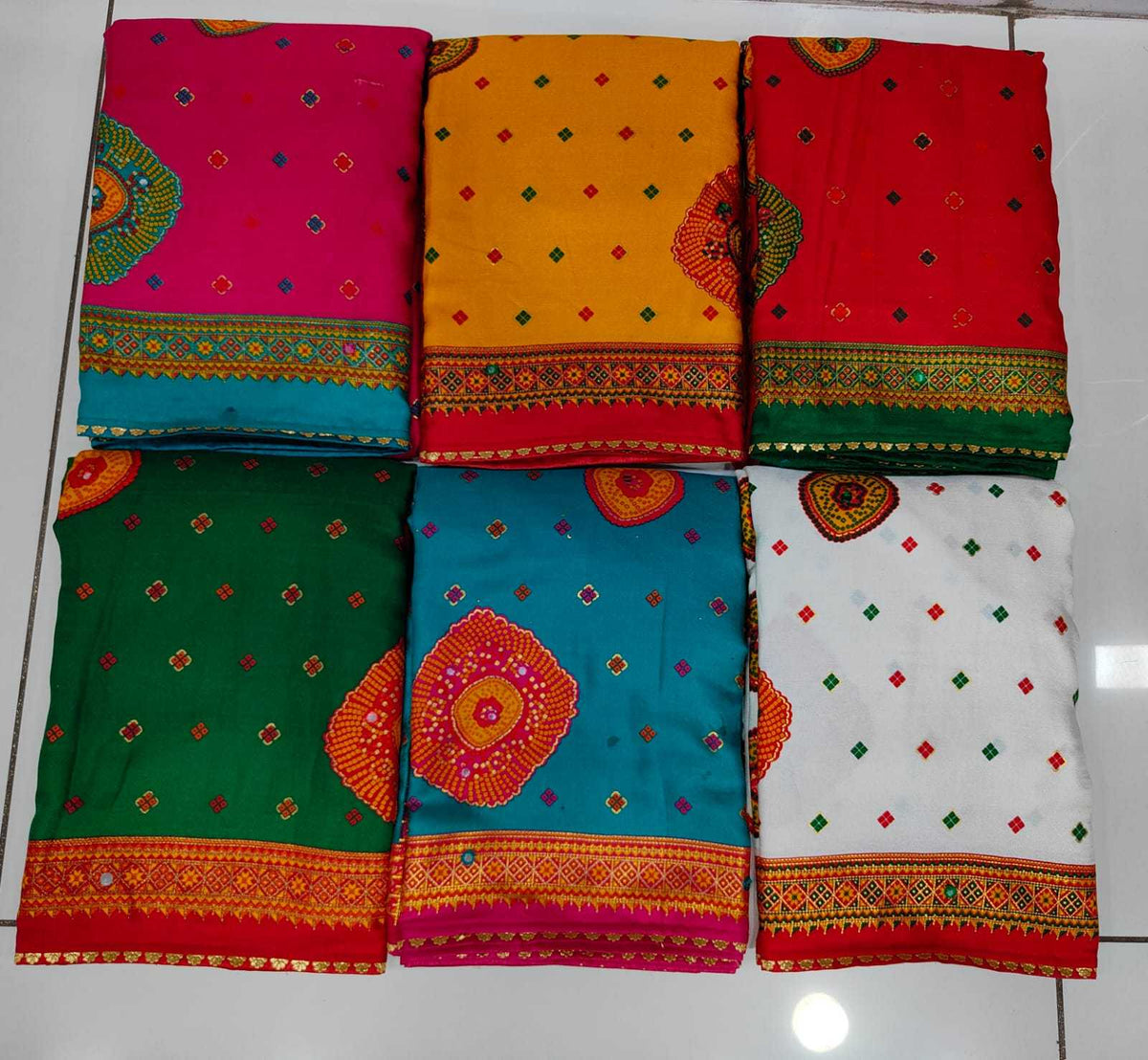 Rajwadi Pashmina Printed Silk Saree