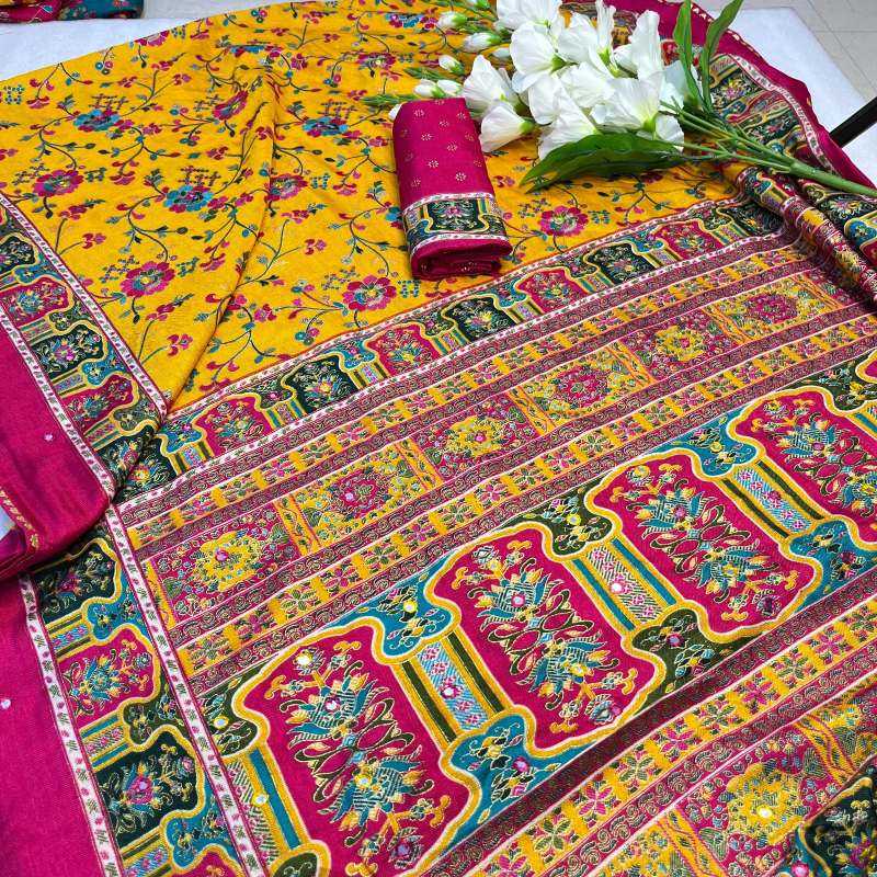 Pashmina Soft Silk Saree