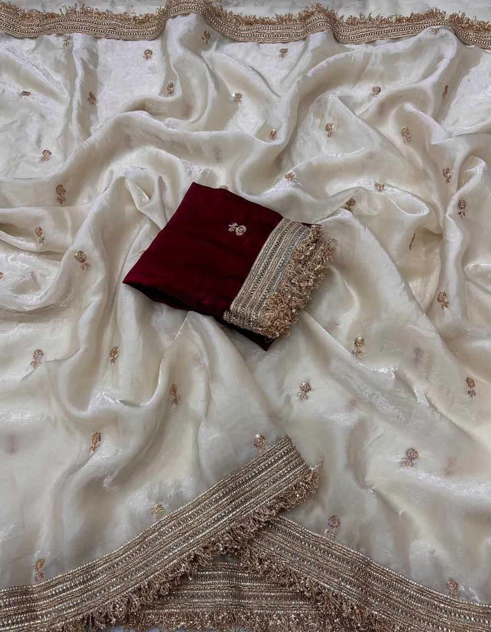 Space Silk Party Wear Saree