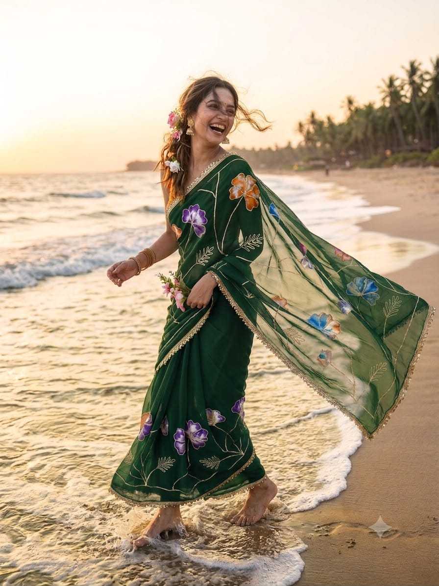Printed Saree