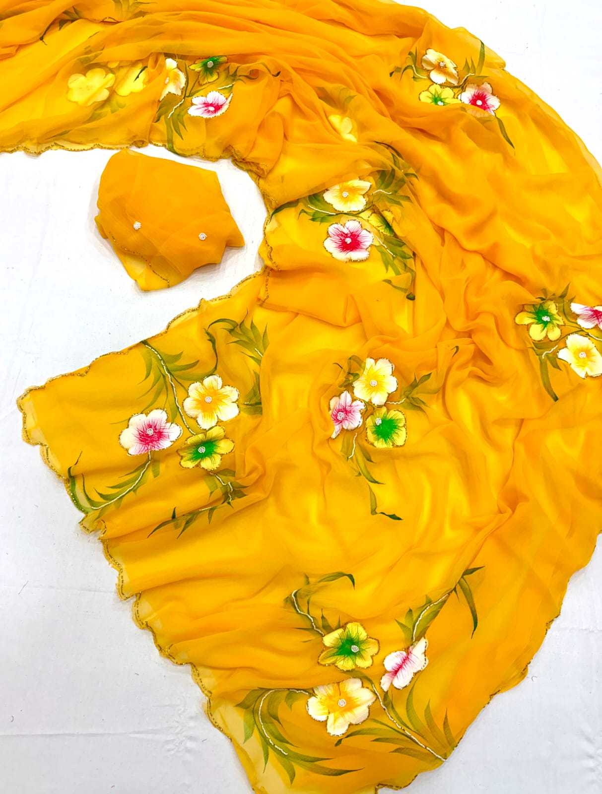 Chiffon Designer Saree