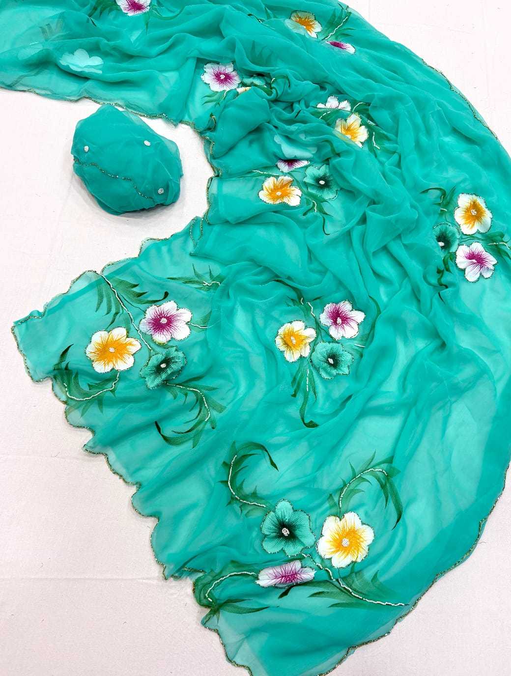 Chiffon Designer Saree