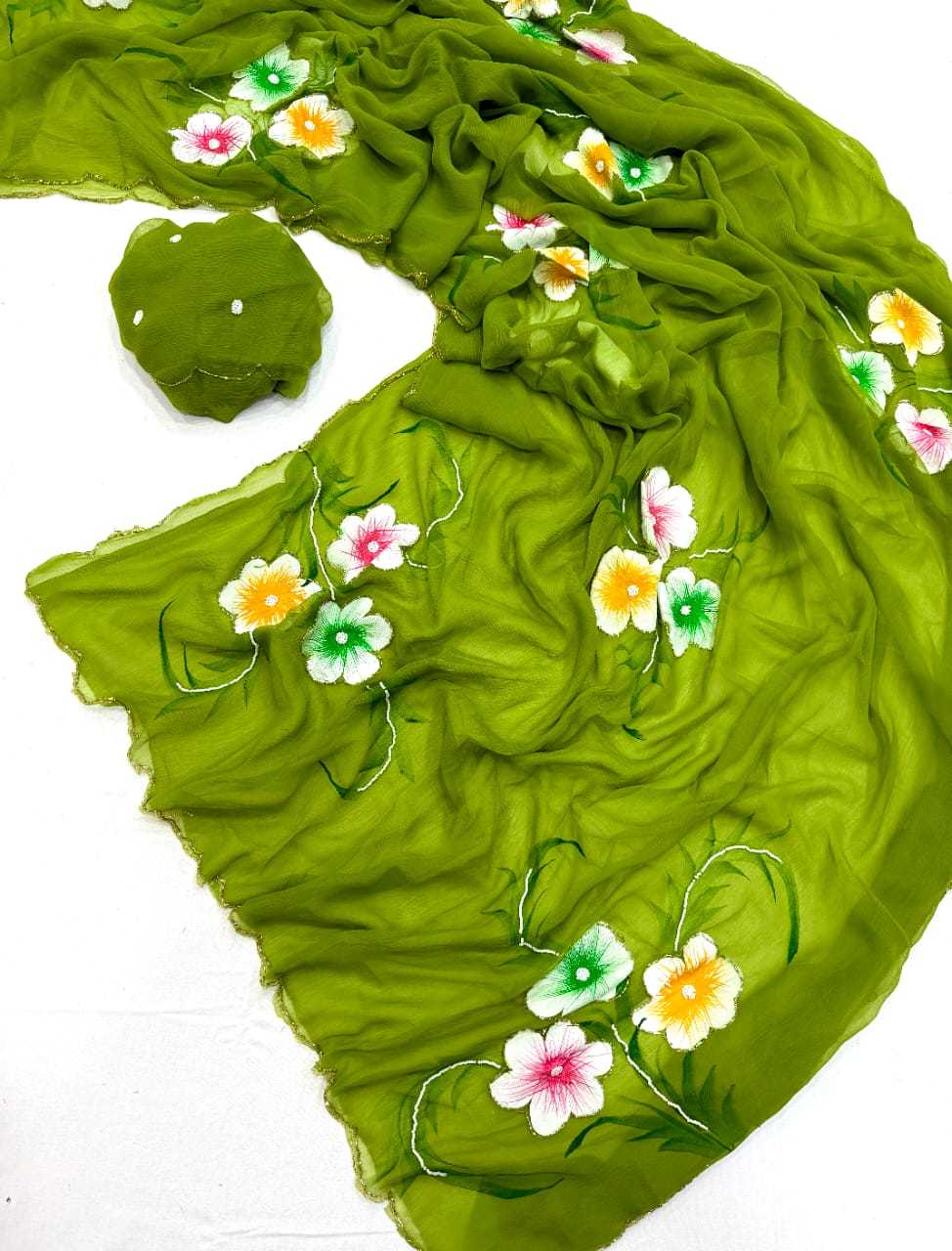Chiffon Designer Saree