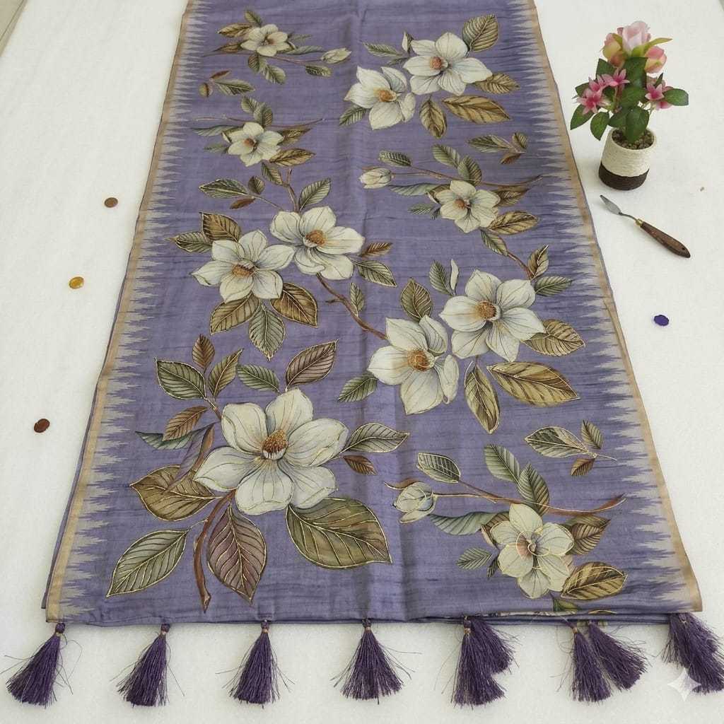 Tussar Silk Fancy Saree