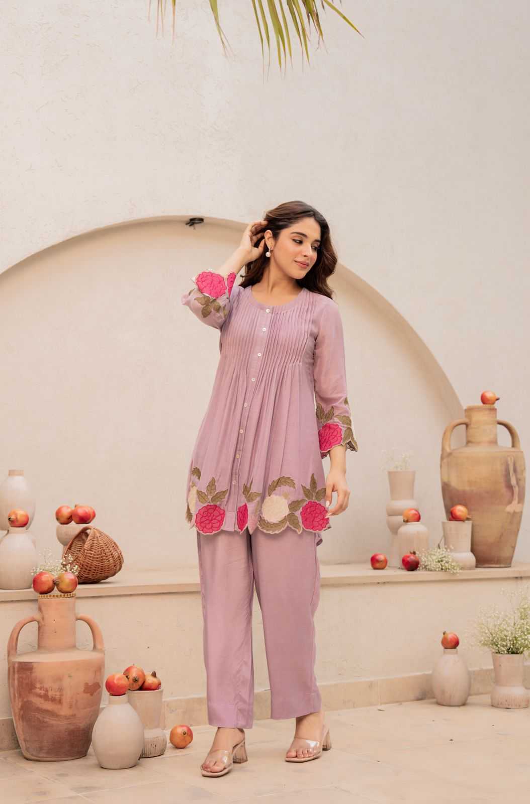 Chanderi Silk Co-ord Set