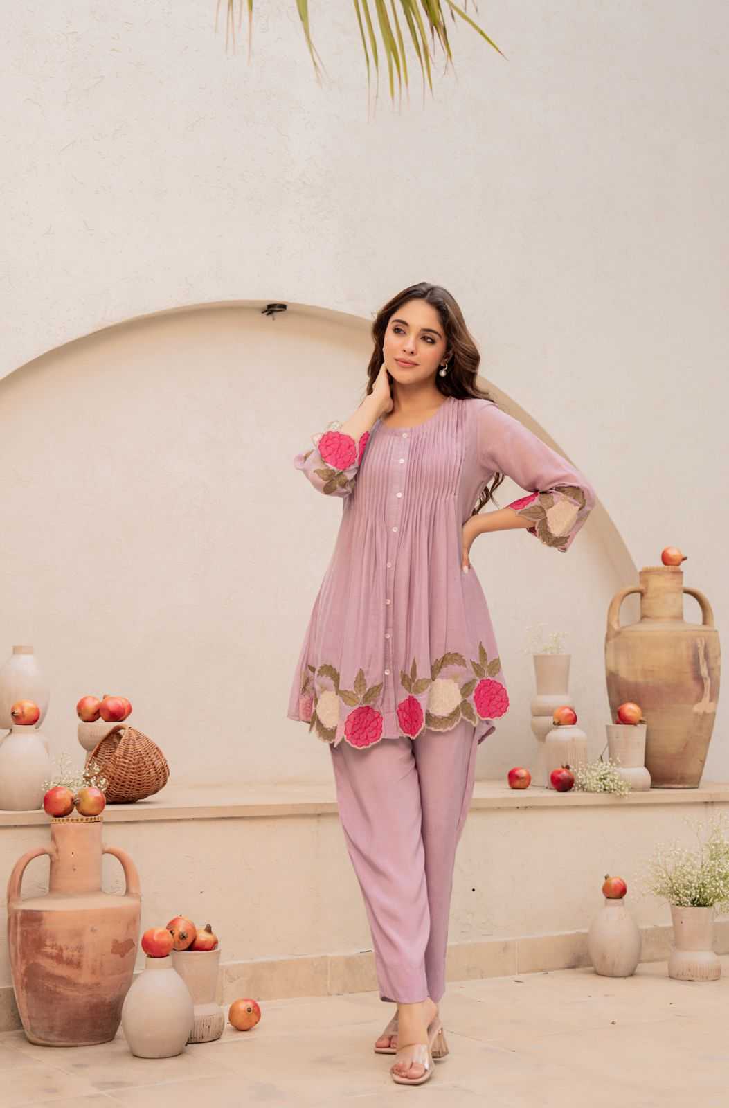 Chanderi Silk Co-ord Set