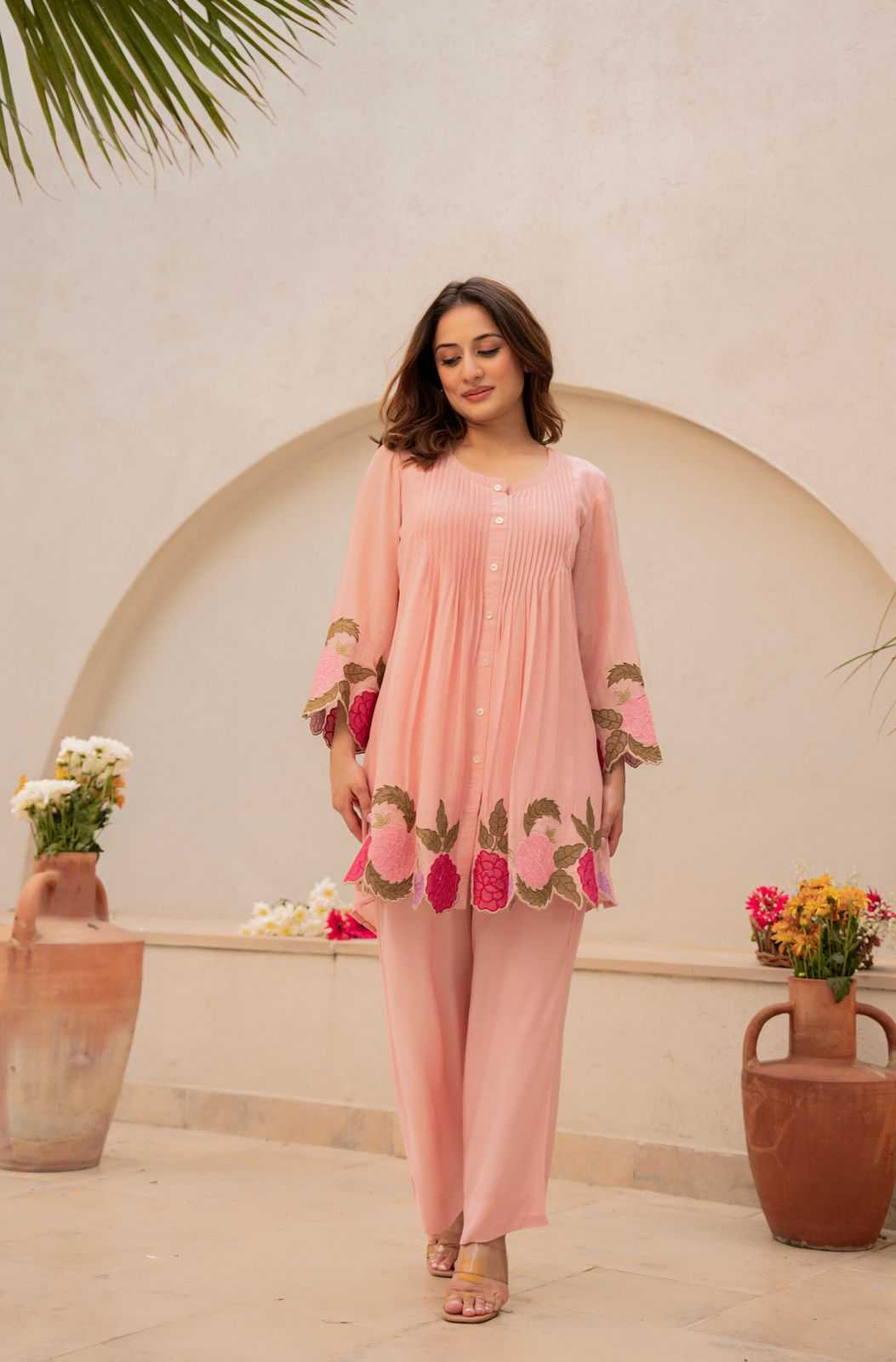 Chanderi Silk Co-ord Set