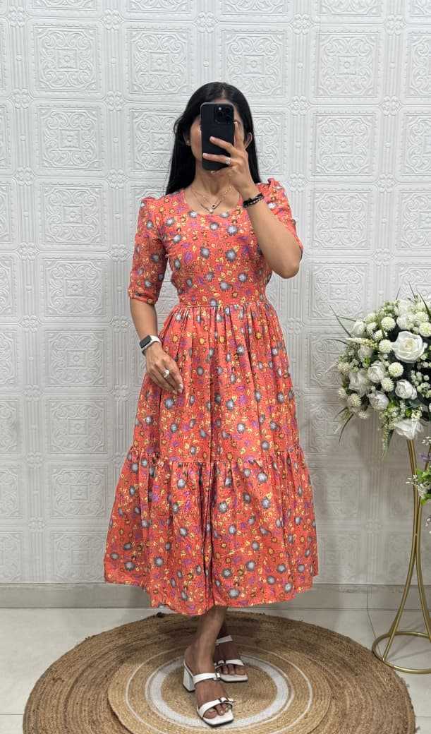 Fancy Printed Gown