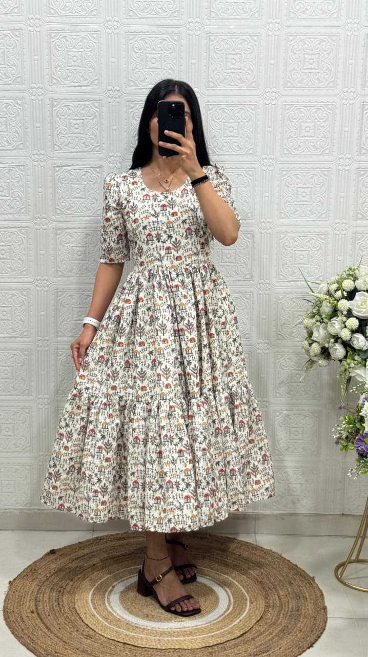 Fancy Printed Gown