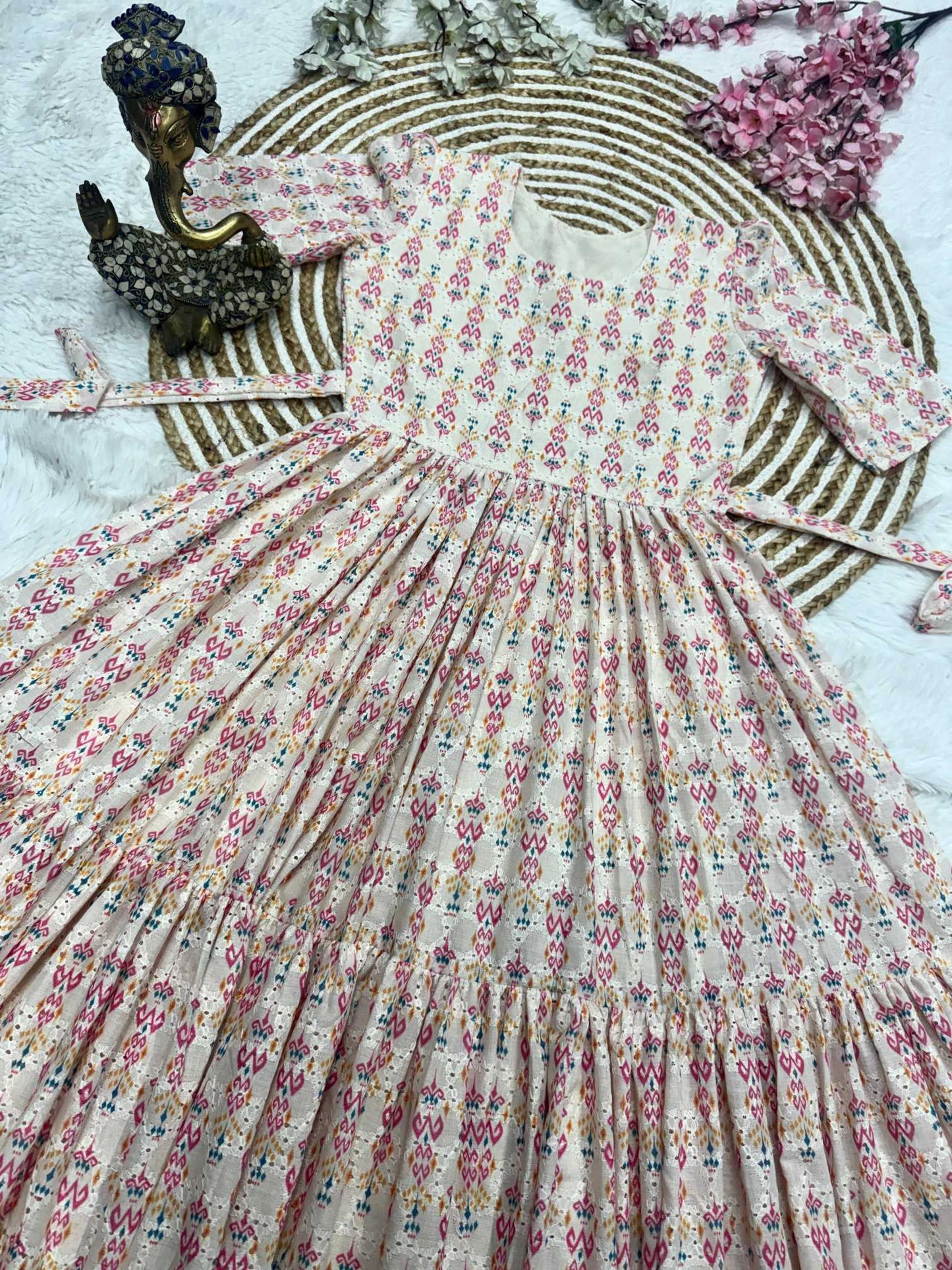 Fancy Printed Gown