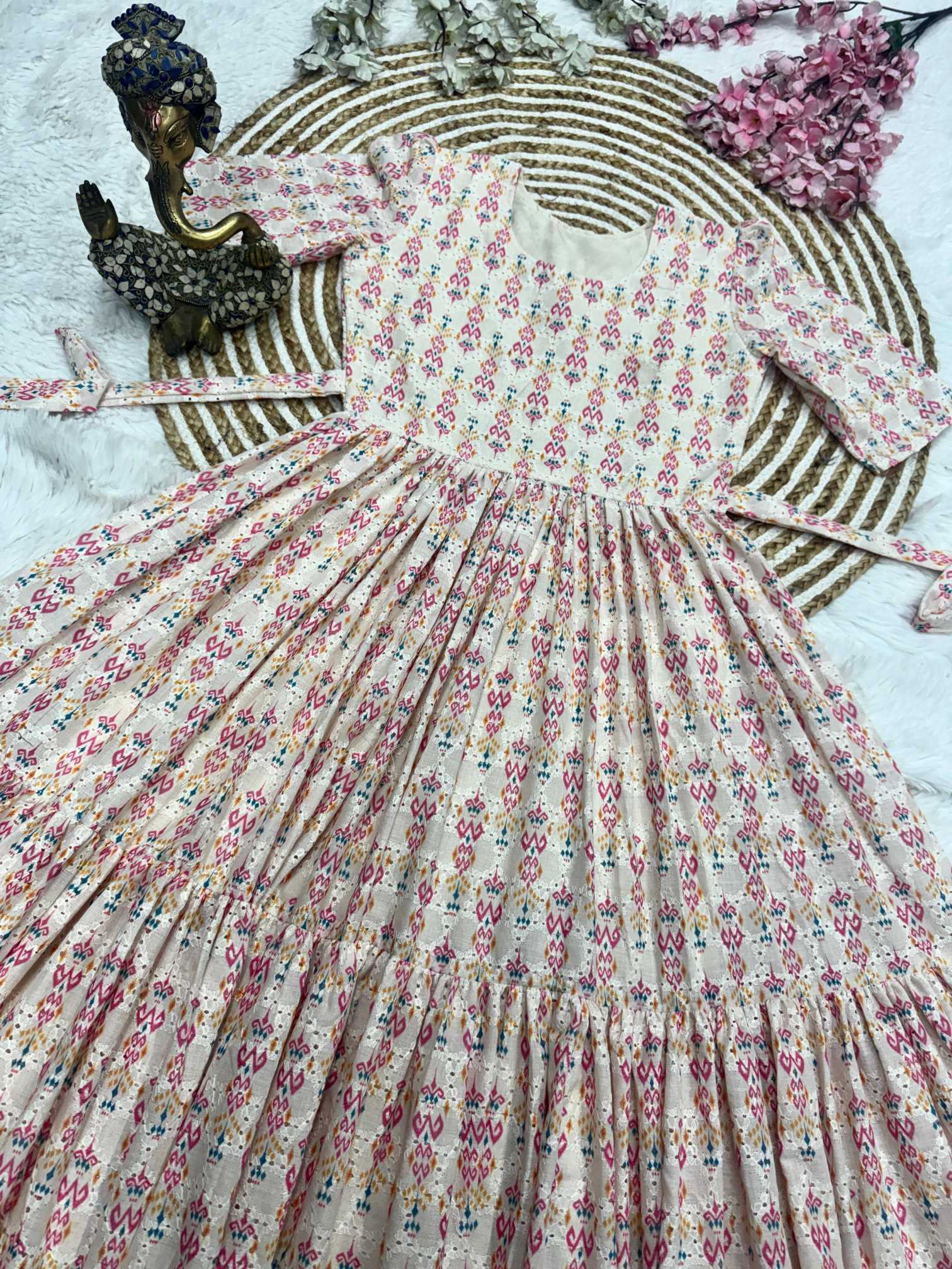 Fancy Printed Gown