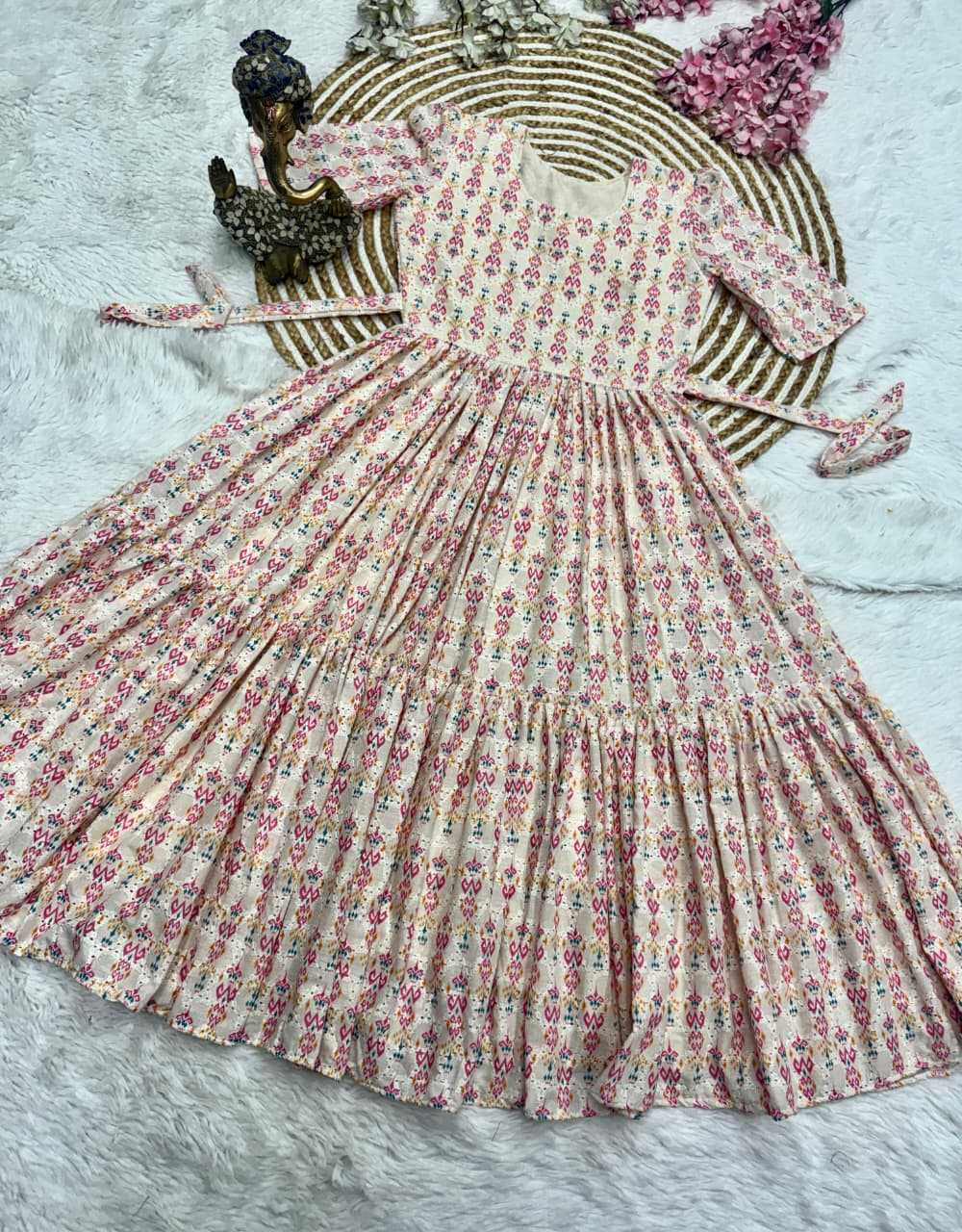 Fancy Printed Gown