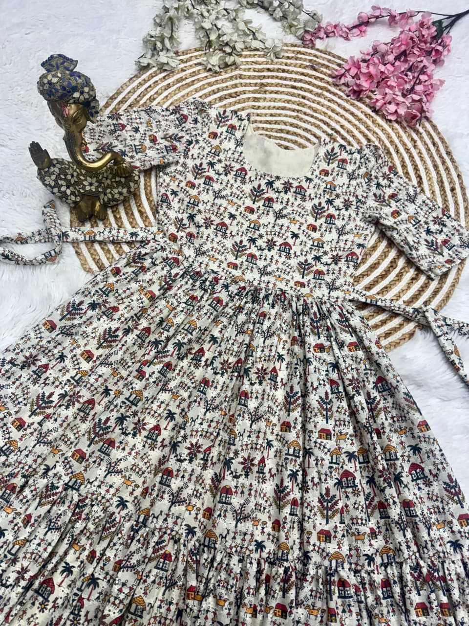 Fancy Printed Gown