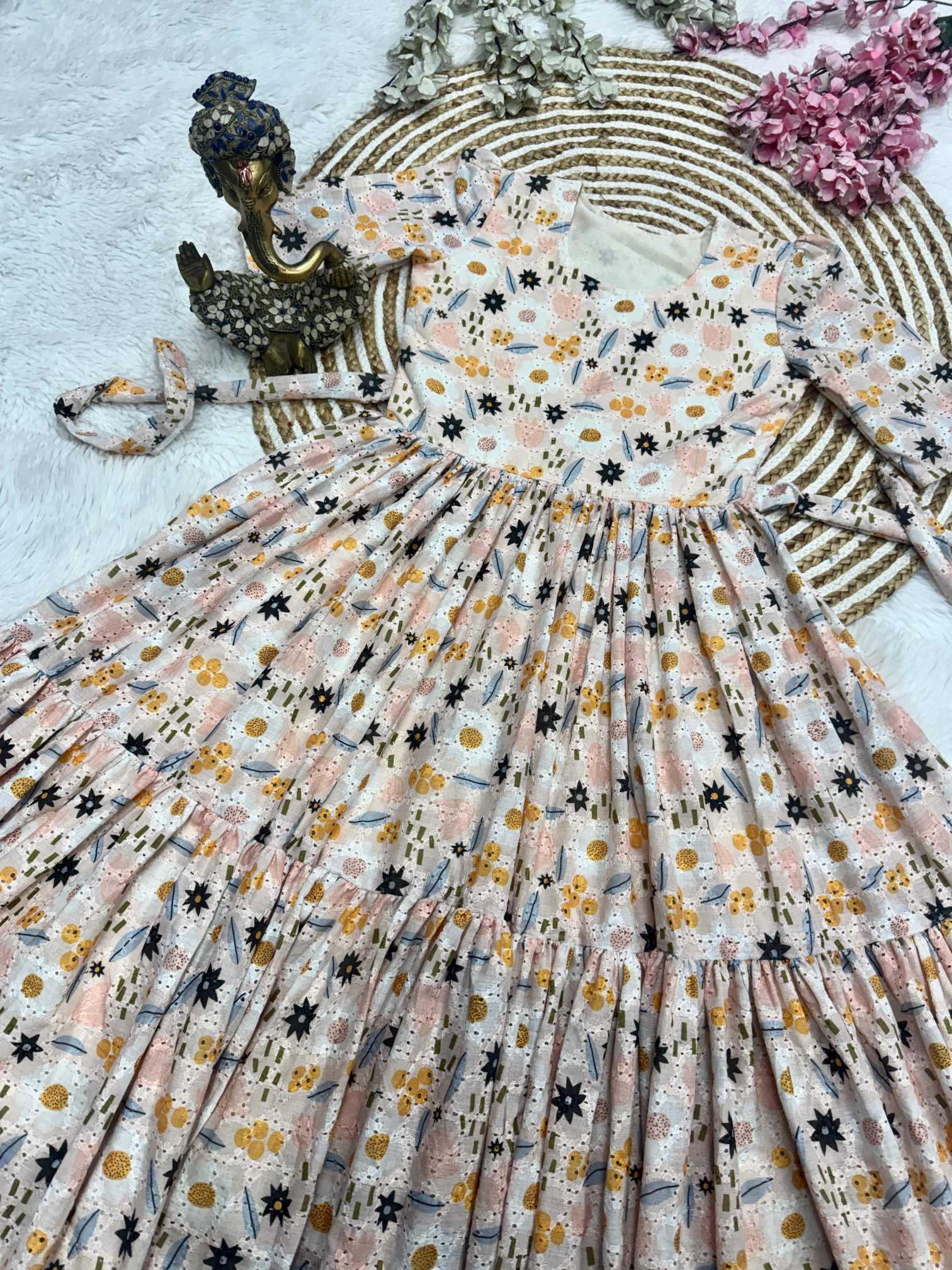 Fancy Printed Gown