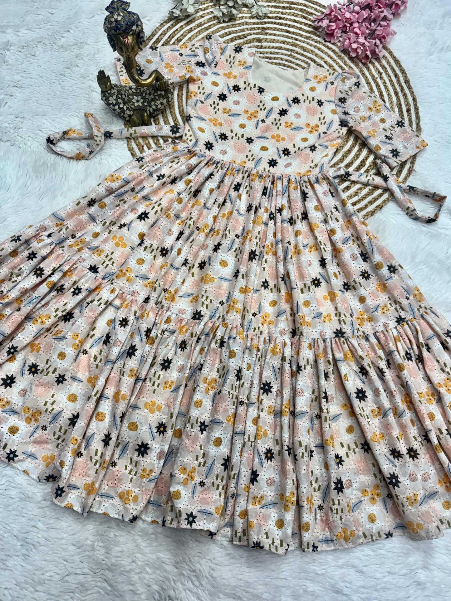 Fancy Printed Gown