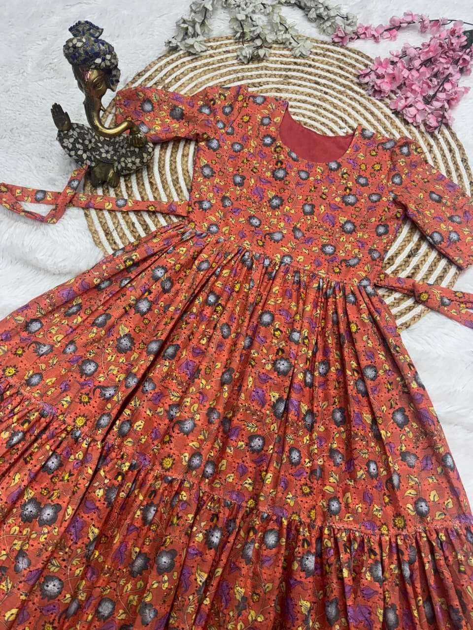 Fancy Printed Gown