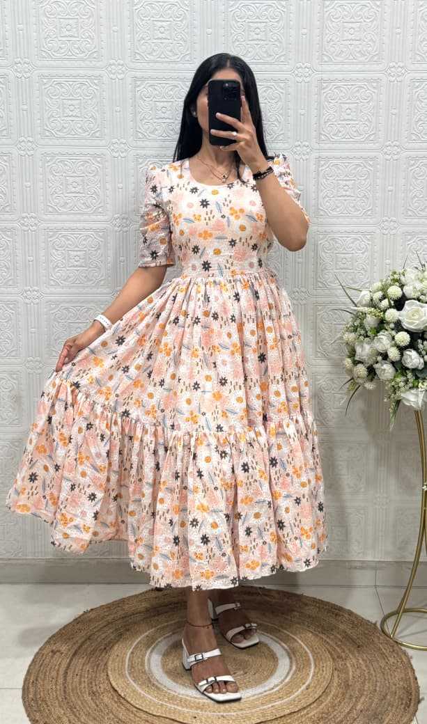 Fancy Printed Gown