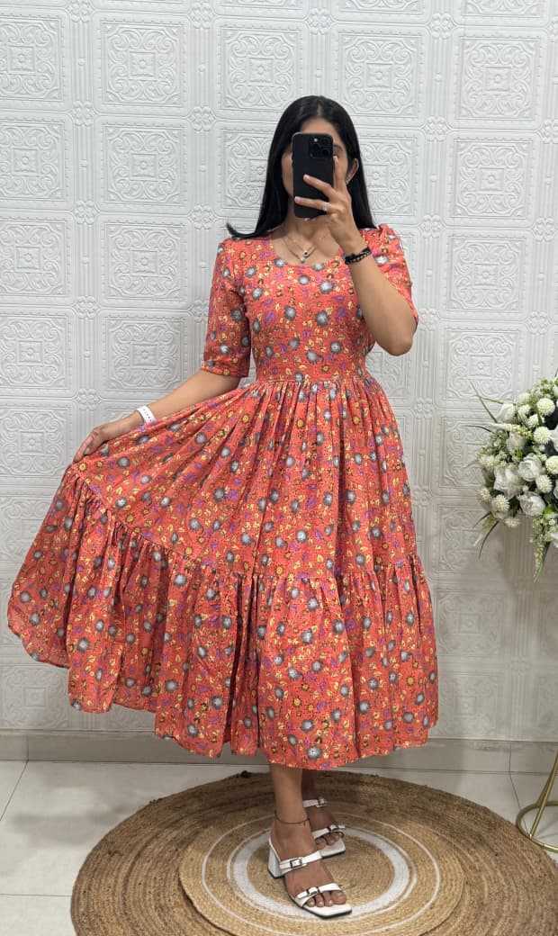 Fancy Printed Gown