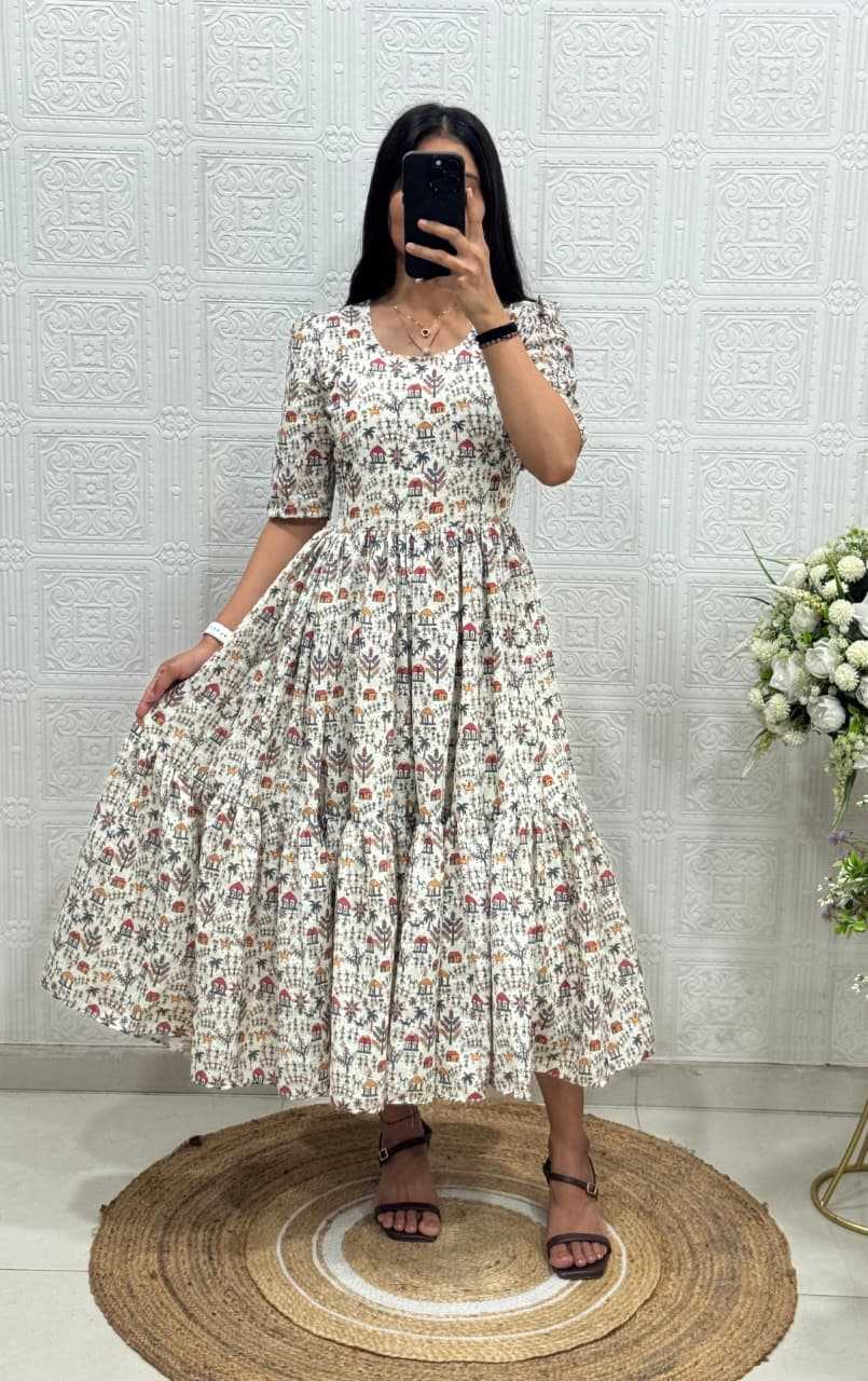 Fancy Printed Gown