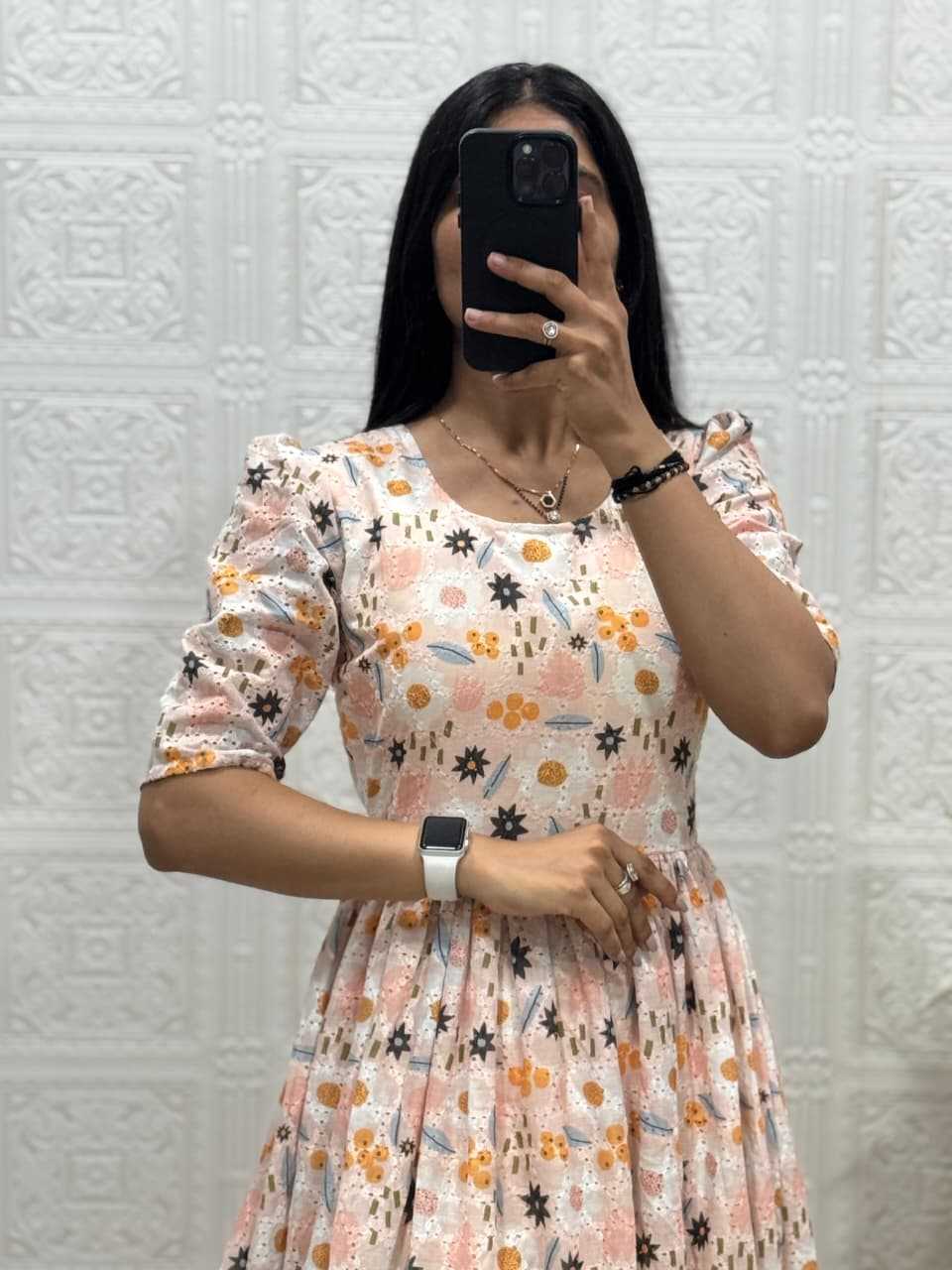 Fancy Printed Gown
