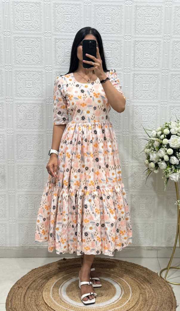 Fancy Printed Gown