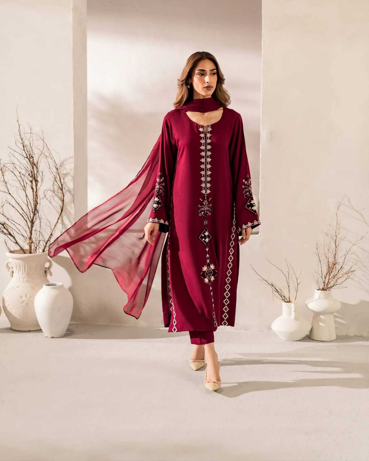 Embroidery Suit