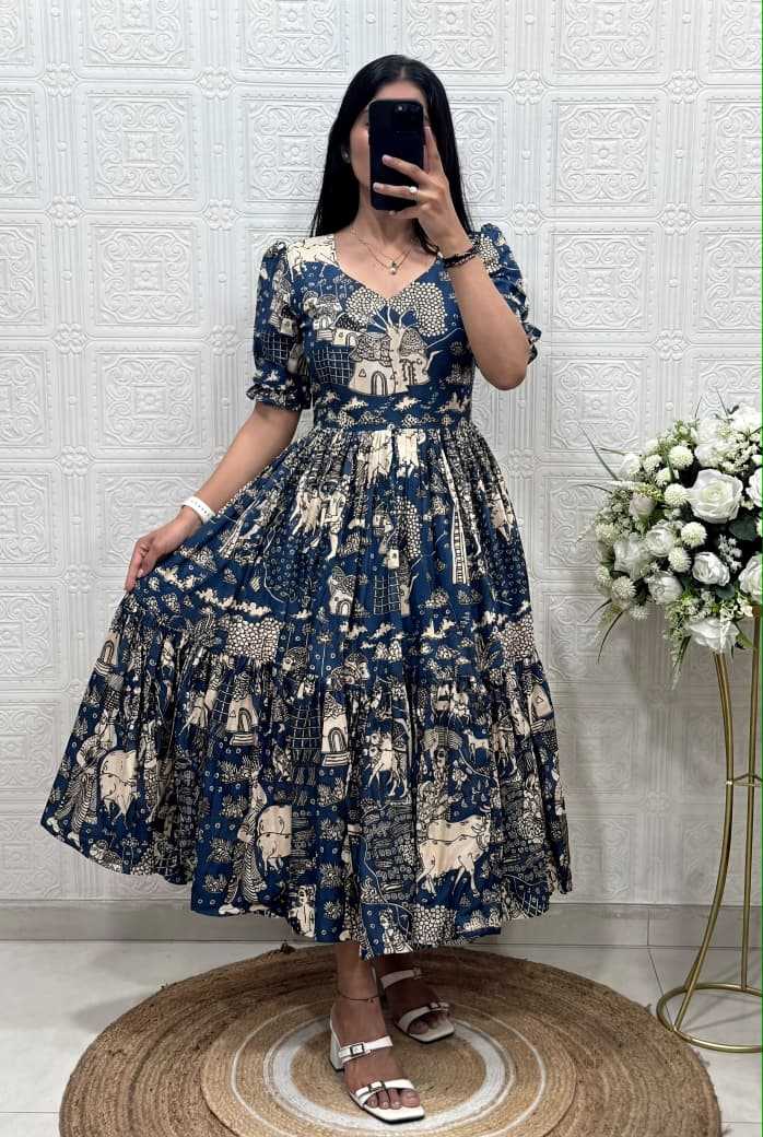 Cotton Printed Gown