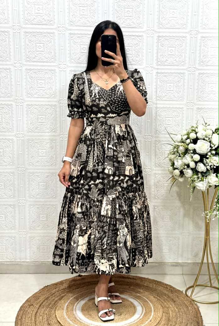 Cotton Printed Gown