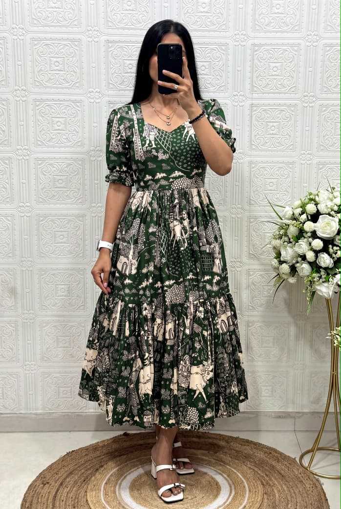 Cotton Printed Gown