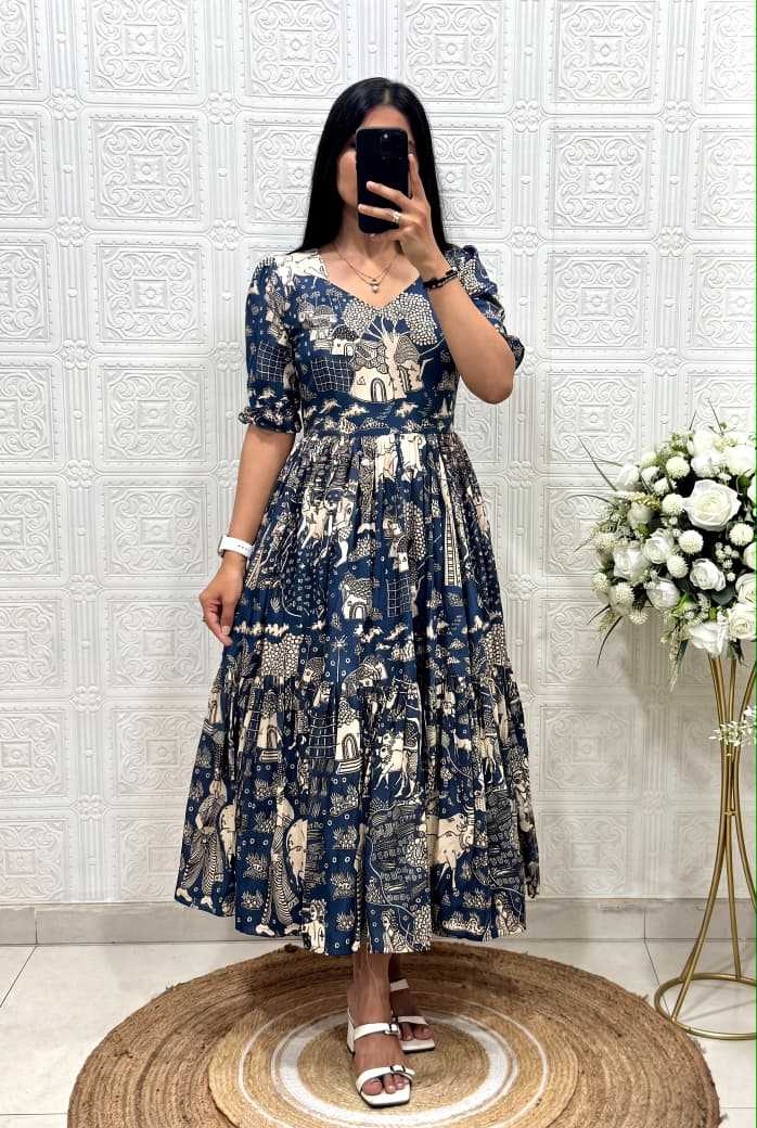 Cotton Printed Gown