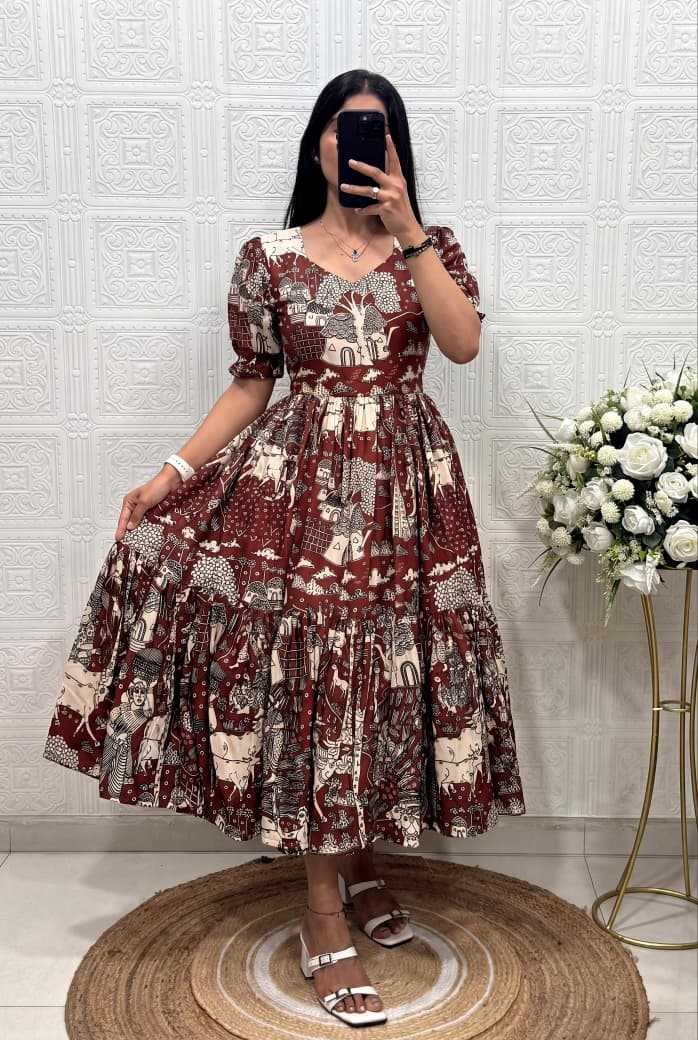 Cotton Printed Gown