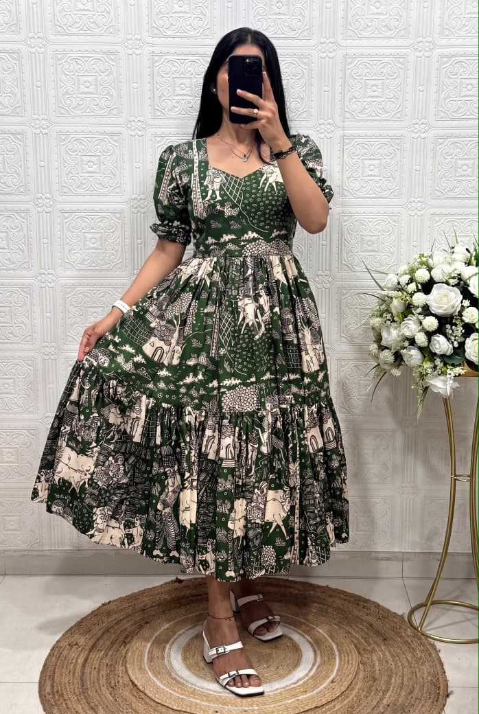 Cotton Printed Gown