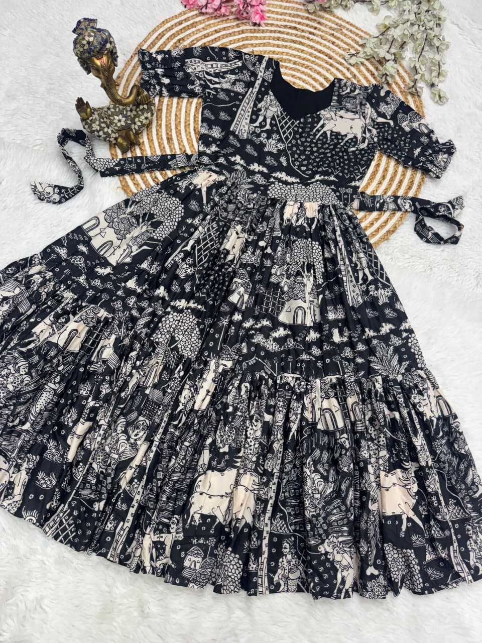 Cotton Printed Gown