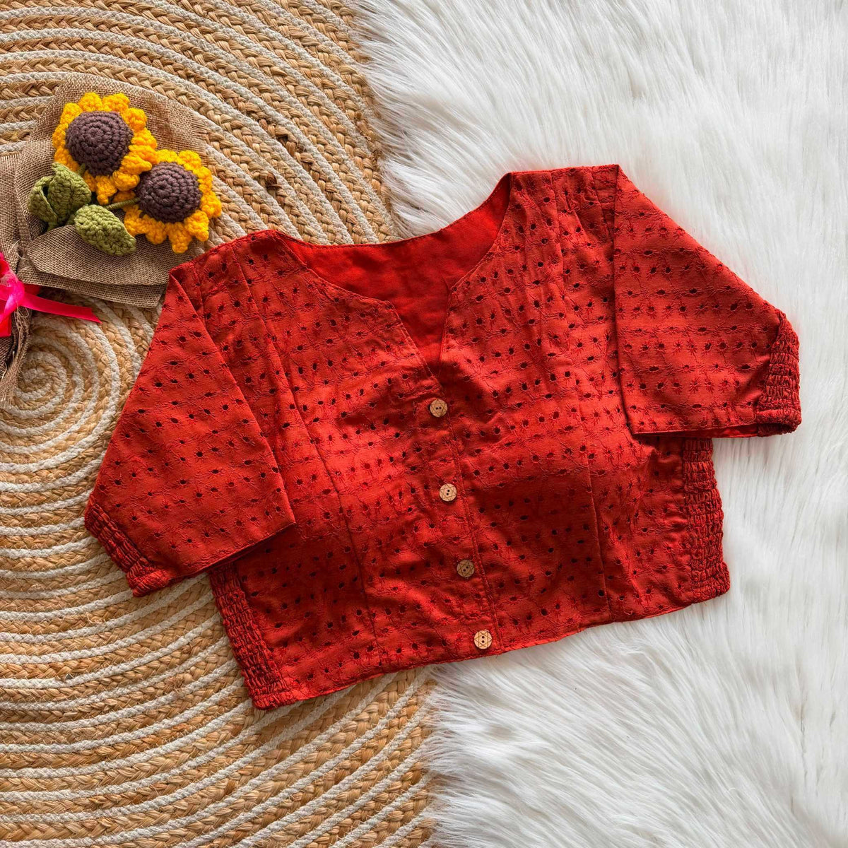 Brinda Hakoba Embroidered Blouse