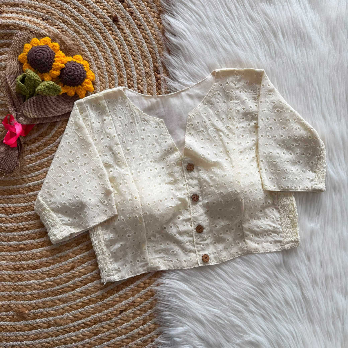 Brinda Hakoba Embroidered Blouse