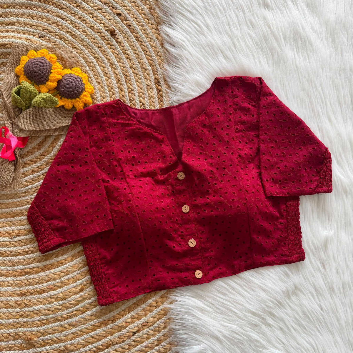 Brinda Hakoba Embroidered Blouse