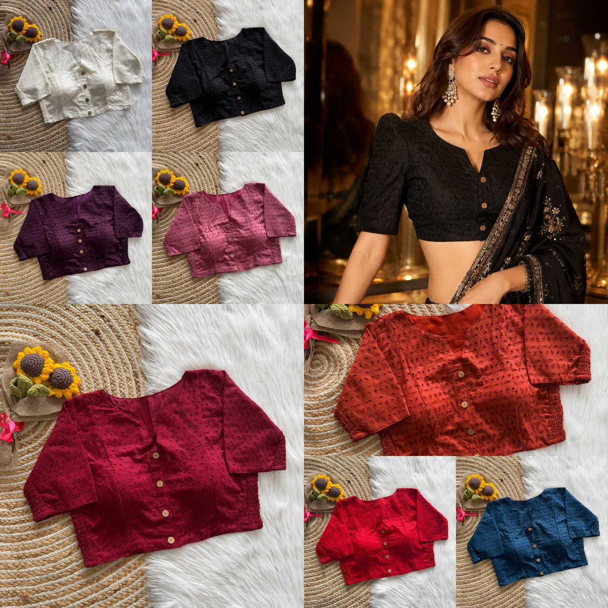 Brinda Hakoba Embroidered Blouse