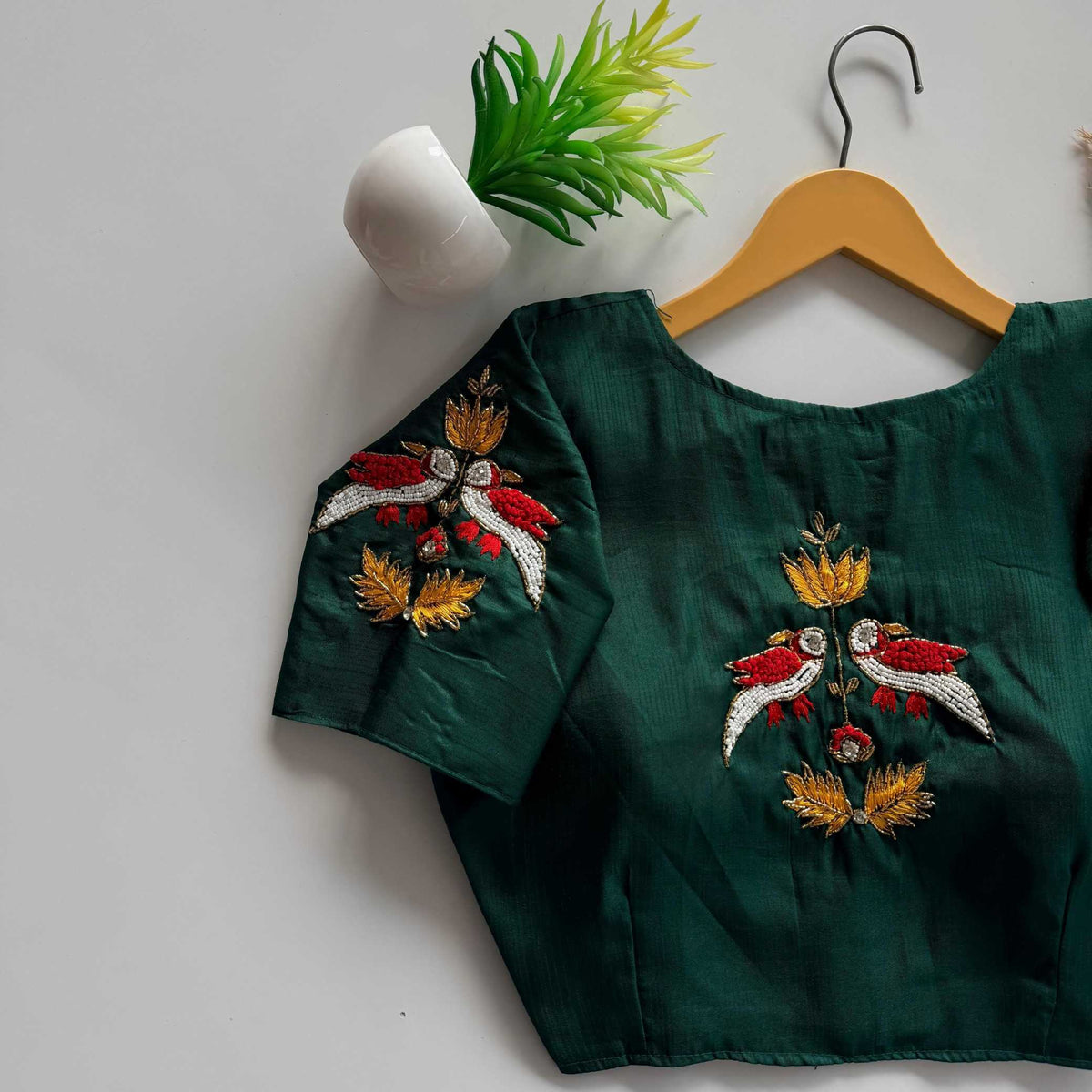 Drishti Soft Silk Designer Blouse