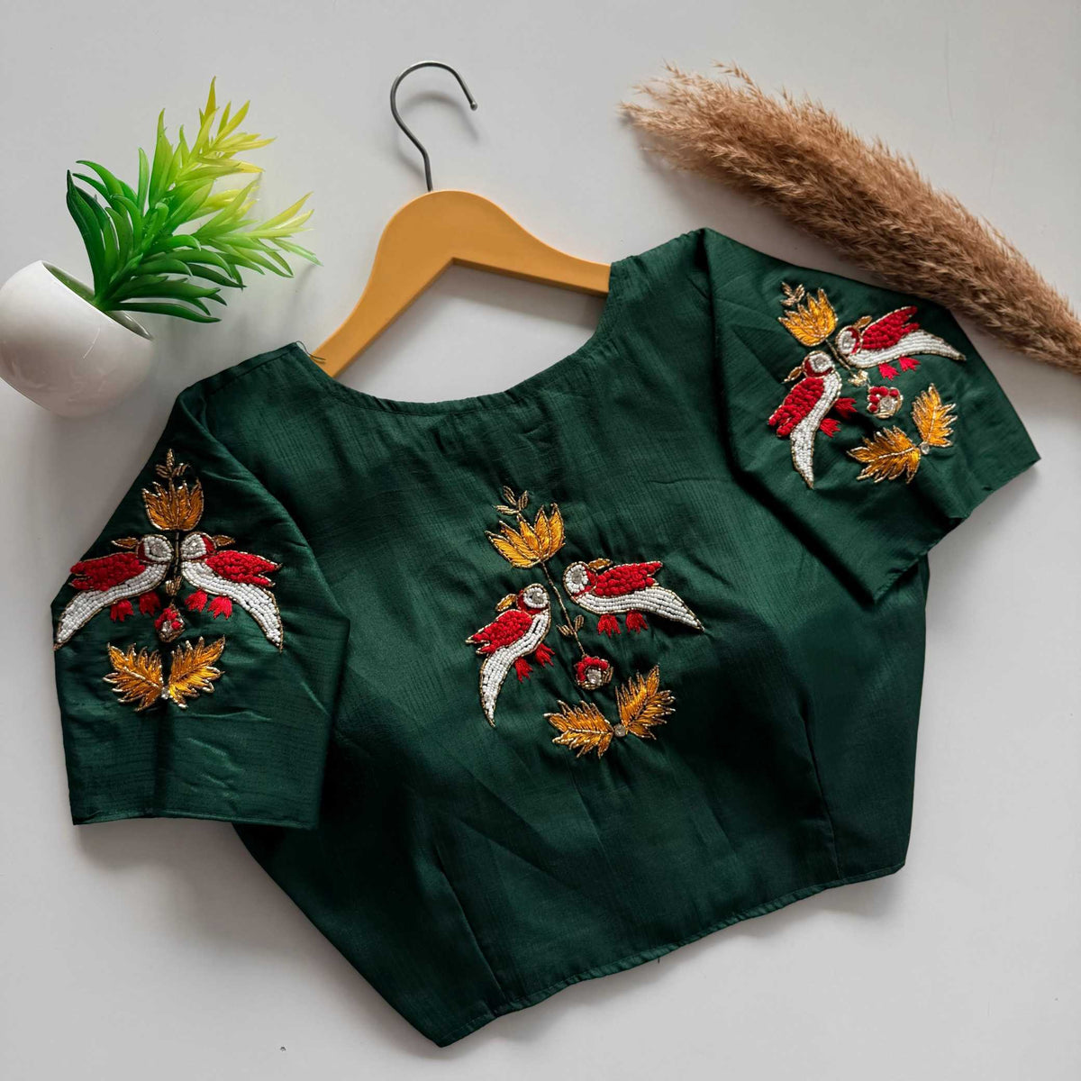 Drishti Soft Silk Designer Blouse