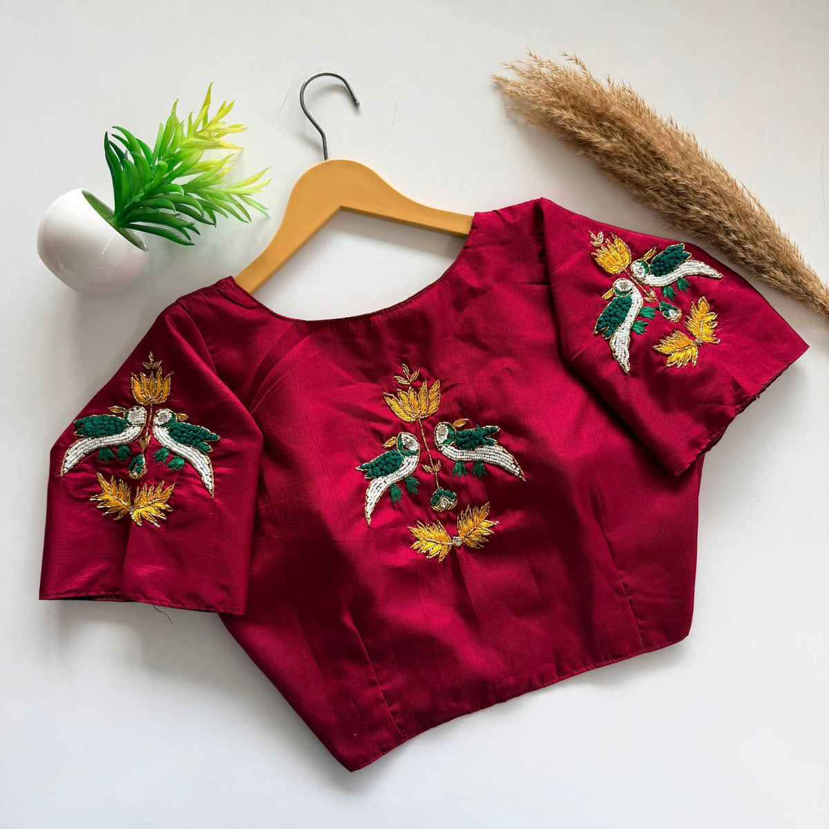 Drishti Soft Silk Designer Blouse
