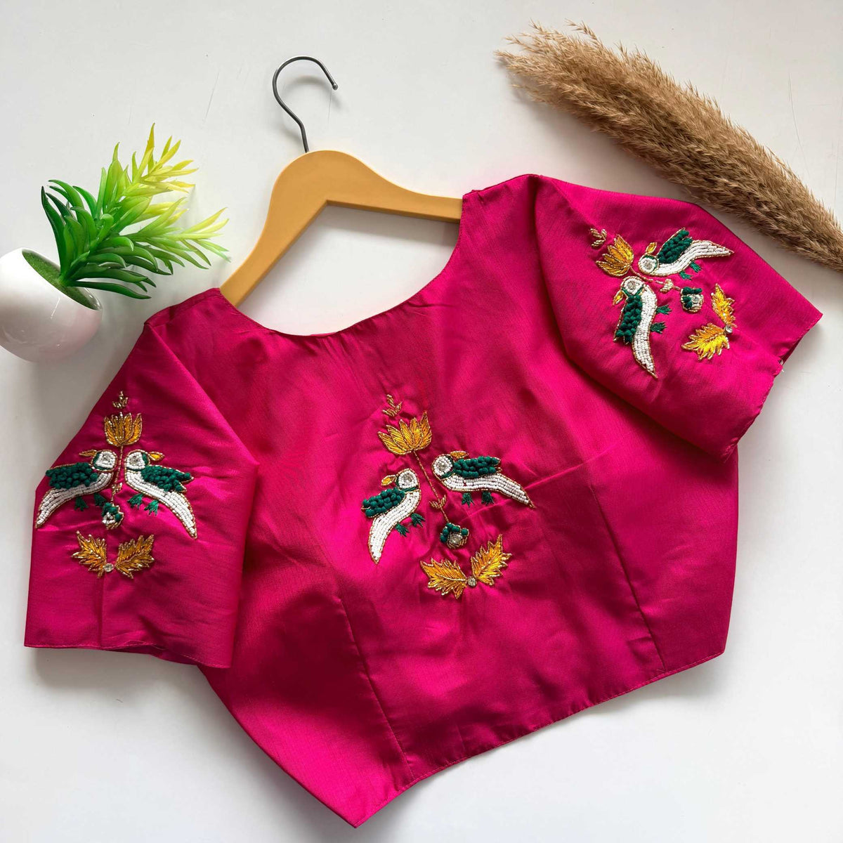 Drishti Soft Silk Designer Blouse
