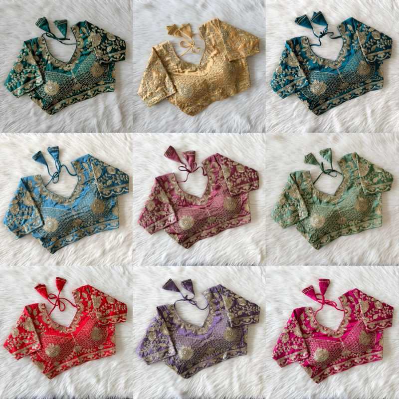 Sequence Embroidery Blouse